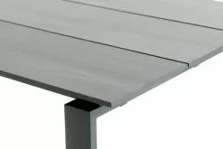 JUTLANDIA KOPERVIK L215 Bord Grå + 4 SANDVED Stol Svart -Utemöbler affär 107879