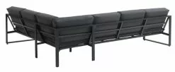 JUTLANDIA Loungeset VONGE 6-sits Svart -Utemöbler affär 120812
