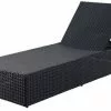 Solsäng HASLE B70xL198 Svart -Utemöbler affär 121219
