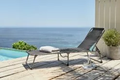 Solsäng HALDEN B60xL189 Svart -Utemöbler affär 121394