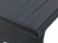 Loungeset ULLEHUSE 6-sits Svart -Utemöbler affär 121487