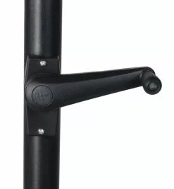 Marknadsparasoll NAPPEDAM Ø250 Mörkgrå -Utemöbler affär 122040