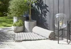 Trädgårdskruka FLUGA Ø33xH32 Grå -Utemöbler affär 123196 2