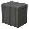 Förvaringsbox HALKEVAD B58xH55xD44 Grå -Utemöbler affär 145971