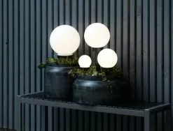 Solcellslampa SOL Ø25xH61 Vit 8 Solcellslampa SOL Ø25xH61 Vit -Utemöbler affär 149783