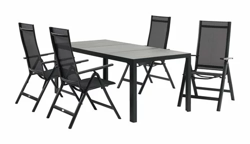 JUTLANDIA Bord MAMRELUND B90xL195 Grå 7 JUTLANDIA Bord MAMRELUND B90xL195 Grå - Bild 5