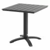 JUTLANDIA Cafébord HOBRO B70xL70 Svart 1 JUTLANDIA Cafébord HOBRO B70xL70 Svart -Utemöbler affär 150041