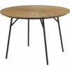 JUTLANDIA Bord RANGSTRUP Ø110 Natur/svart 1 JUTLANDIA Bord RANGSTRUP Ø110 Natur/svart -Utemöbler affär 150061