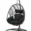 Hängstol GJERN Svart -Utemöbler affär 150475