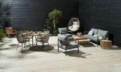 JUTLANDIA Loungeset ODDESUND 5-sits Grå -Utemöbler affär 150655