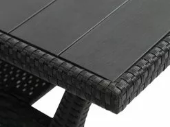 Loungeset ULLEHUSE 9-sits Förvaring Svart -Utemöbler affär 151156