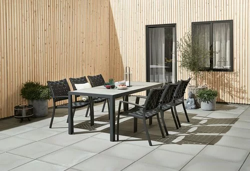 JUTLANDIA Bord MAMRELUND B90xL195 Grå 6 JUTLANDIA Bord MAMRELUND B90xL195 Grå - Bild 4