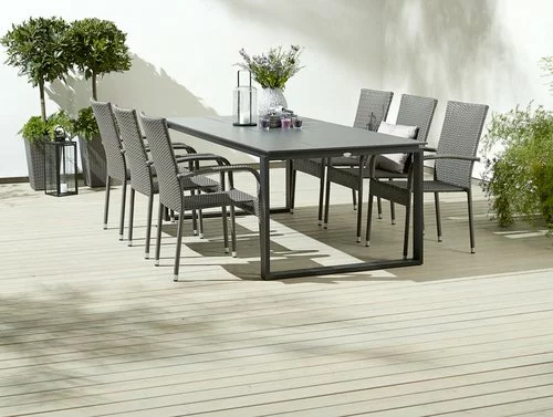 JUTLANDIA Bord KOPERVIK B100xL215 Grå 6 JUTLANDIA Bord KOPERVIK B100xL215 Grå - Bild 4