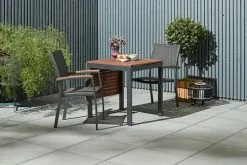 JUTLANDIA Bord YTTRUP B70xL75/126 Hårdträ -Utemöbler affär 156074