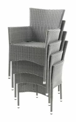 Stapelstol AIDT Grå -Utemöbler affär 158197 2