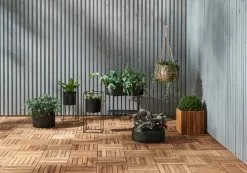 Trädgårdskruka MYRHAUK B33xL33xH32 Trä -Utemöbler affär 159205