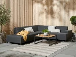 JUTLANDIA Loungesoffa UHRE 6-sits M. Grå Allväders -Utemöbler affär 161631