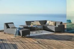 JUTLANDIA Loungesoffa UHRE 6-sits M. Grå Allväders -Utemöbler affär 178588