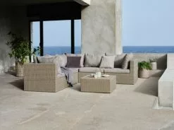 Lounge RAVNDRUP Mittmodul Natur -Utemöbler affär 178769 1