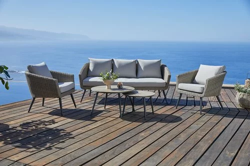 JUTLANDIA Loungeset SANDBAKKE 5-sits Natur 3 JUTLANDIA Loungeset SANDBAKKE 5-sits Natur