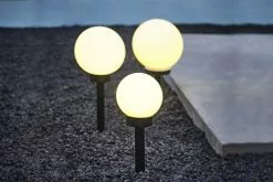 Solcellslampa SOL Ø25xH61 Vit 9 Solcellslampa SOL Ø25xH61 Vit -Utemöbler affär 181964