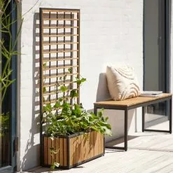 JUTLANDIA Blomlåda UGILT B27xL74xH131 Hårdträ -Utemöbler affär 193992