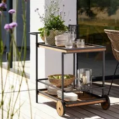 Rullbord UGILT B52xL89 Hårdträ -Utemöbler affär 193999