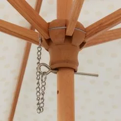 Parasoll YPPENBJERG Ø200 Beige/gul -Utemöbler affär 198706