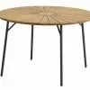 Bord BASTRUP Ø120 Natur/svart 1 Bord BASTRUP Ø120 Natur/svart -Utemöbler affär 198955