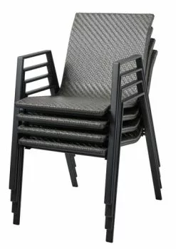 StapelstolDOVERODDE Grå 10 StapelstolDOVERODDE Grå -Utemöbler affär 198985