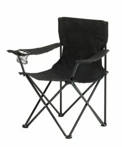 Campingstol HALDBAKKEN Svart
