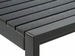 Bänk SAUNTE B120xD35 Svart -Utemöbler affär 199181