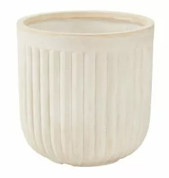 Trädgårdskruka BRILLEAND Ø29xH29 Natur -Utemöbler affär 199580