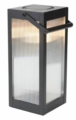 Solcellslampa SVARTSPETT B11xL11xH27 Svart -Utemöbler affär 199586