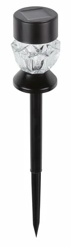 Solcellslampa SPLITTERNE Ø7xH35 Svart