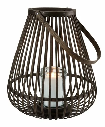 Lykta MUSVIT Ø34xH40 Brun 4 Lykta MUSVIT Ø34xH40 Brun - Bild 2