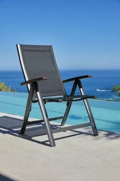 JUTLANDIA Positionsstol LIMHAMN Grå 11 JUTLANDIA Positionsstol LIMHAMN Grå -Utemöbler affär 201307