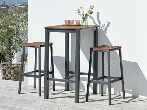 JUTLANDIA HOVMARKEN L70 Barbord + 2 HOVMARKEN Barstol Hårdträ 2 JUTLANDIA HOVMARKEN L70 Barbord + 2 HOVMARKEN Barstol Hårdträ