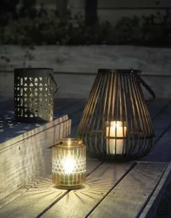 Solcellslampa SANDSVALE Ø16xH21 Grön -Utemöbler affär 202083 1