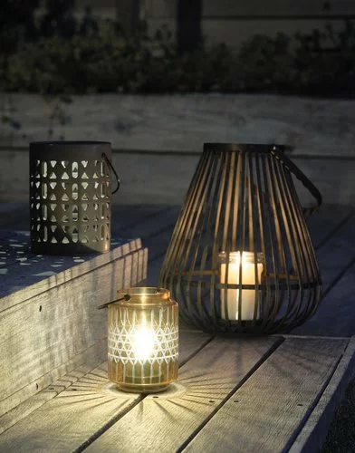 Lykta MUSVIT Ø34xH40 Brun 5 Lykta MUSVIT Ø34xH40 Brun - Bild 3