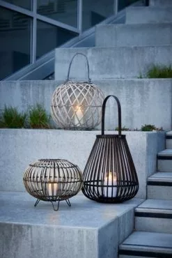 Lykta MUSVIT Ø34xH40 Brun 10 Lykta MUSVIT Ø34xH40 Brun -Utemöbler affär 202089 1