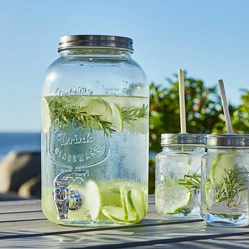 Behållare M/kran LEMONADE 3,5 L Glas 5 Behållare M/kran LEMONADE 3,5 L Glas - Bild 3