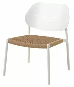 JUTLANDIA Loungestol NAKKENSHUSE Vit