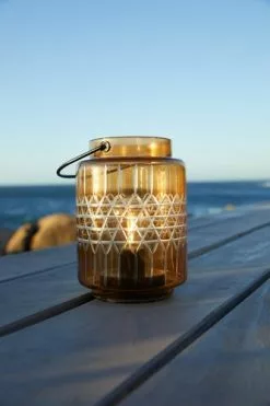 Batterilampa SOLSANDBIE Ø12xH17 Gul -Utemöbler affär 203917