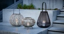 Lykta MUSVIT Ø34xH40 Brun 11 Lykta MUSVIT Ø34xH40 Brun -Utemöbler affär 214763 1