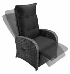 JUTLANDIA Loungestol STORD Grå -Utemöbler affär 52231