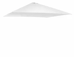 Paviljongtak FAABORG 3x3m Vit -Utemöbler affär 61888