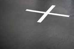 Studsmatta FALK Ø426 M/nät Svart -Utemöbler affär 80049